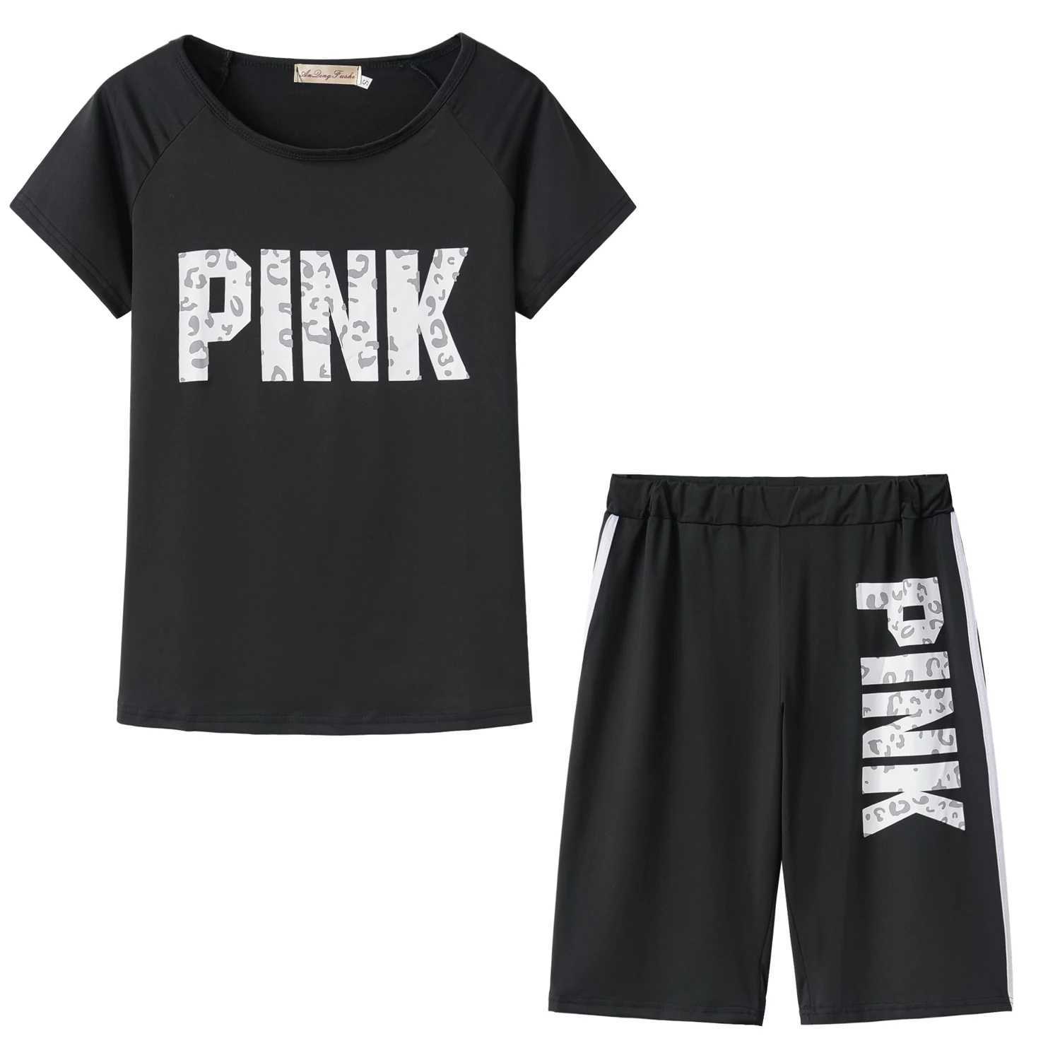 Women's Two Piece Pants Lettering Pattern Printed Sportswear with Stylish and Casual Suits Y2412132VSL