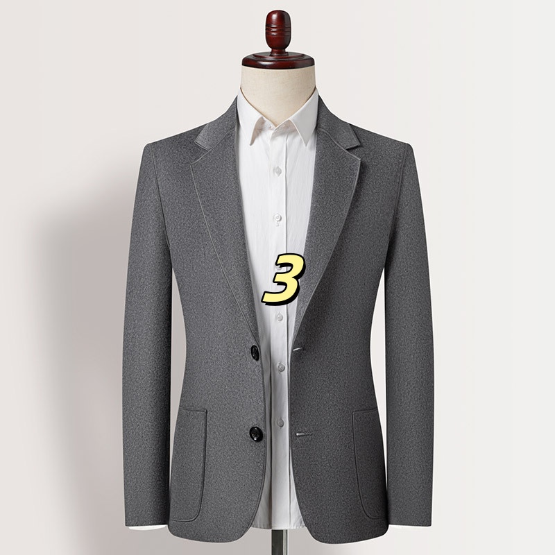 Slim Fit k1262 Single-Breasted Business Suit Jacket - Stylish Tailored Look