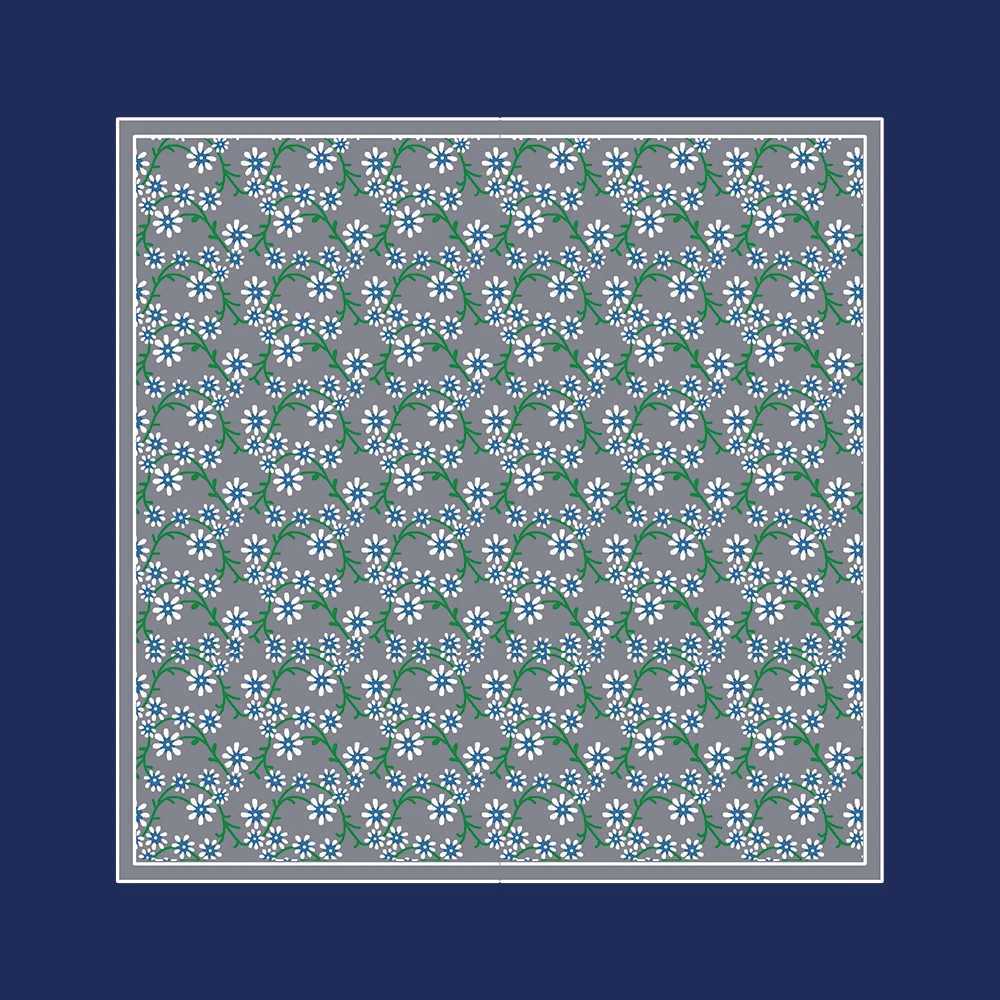 Tailor Smith New Designer Pocket Square Handkerchief Houndstooth Floral Paisley Strip Printing Soft Handkerchief Men Chest Towel W241213