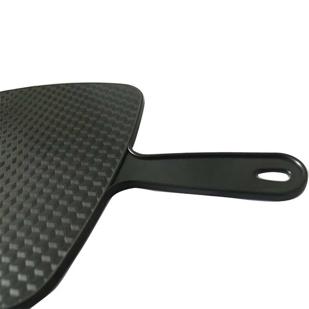 1pc Handheld Makeup Mirror Salon Barber Handheld Mirror Hairdresser Haircut Mirror With Handle Mirror 32x23cmXJ241213