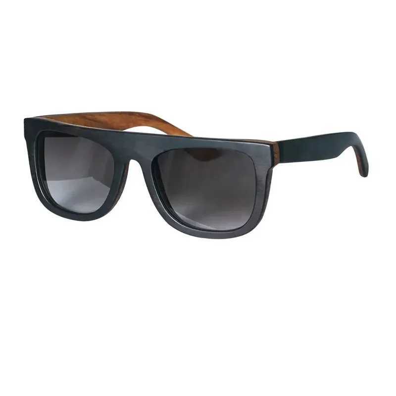 SHINU polarised sunglasses for men ebony wood sunglasses for men high quality polarized pear wooden handmade glasses customizedX241213