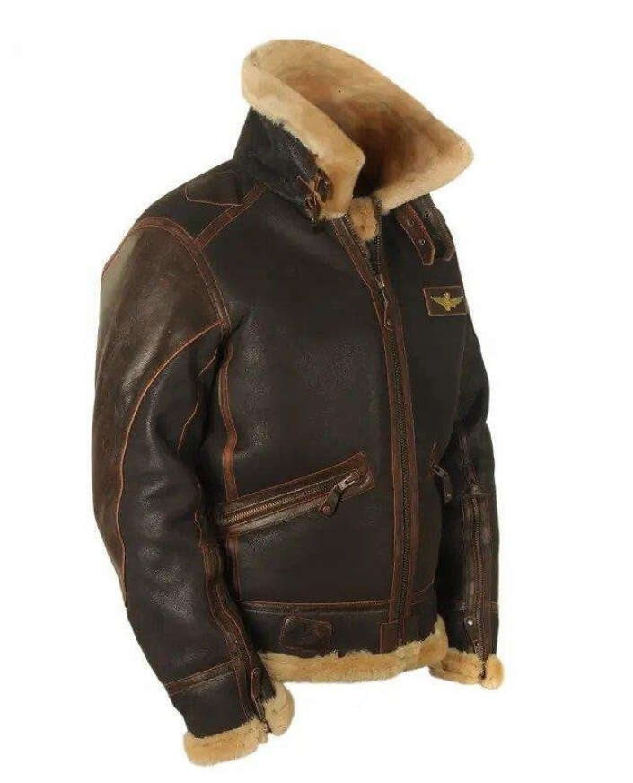 Autumn And Winter Brown Lapel Digging Bag Zipper Combined Youth Casual Spot Jacket Optimized Fashion Quality Classic