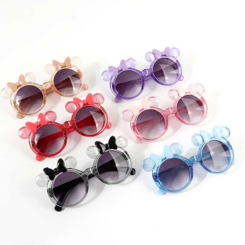 Sunglasses Anime Cartoon Minnie Candy Color Sunglasses Kawaii Minnie Girls Outdoor Sunshades UV Protection Glasses Girl Toy Gift H241213