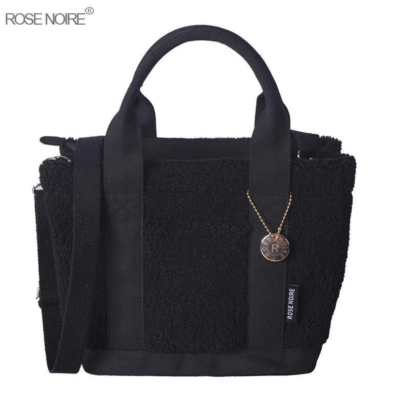 Teddy Velvet For Women, Japan Lotte High-End Plush Bento Handbag, Single Shoulder Diagonal Cross Women's Bag, Handbag