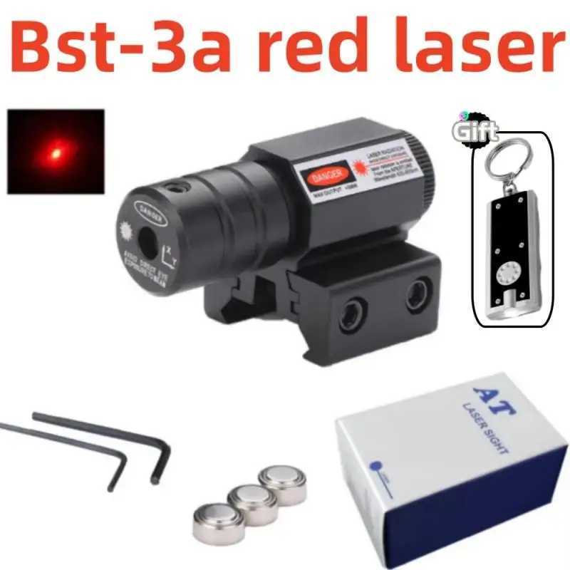 Outdoor Red Green Dot Laser Sight Scope 11mm 20mm Adjustab Picatinny Rail Mount Rif Pistol Airsoft Laser With BatteriesXJ241214