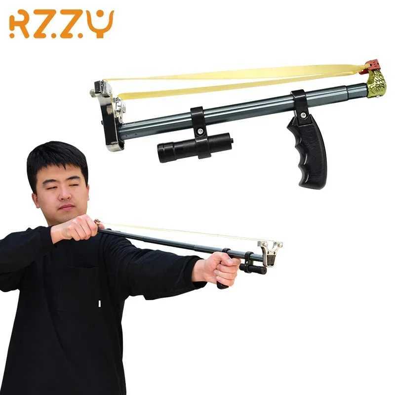 New Arrival Classic mini slingshot portable and retractable slingshot field hunting equipment upgraded version of powerful slingshot Z241214