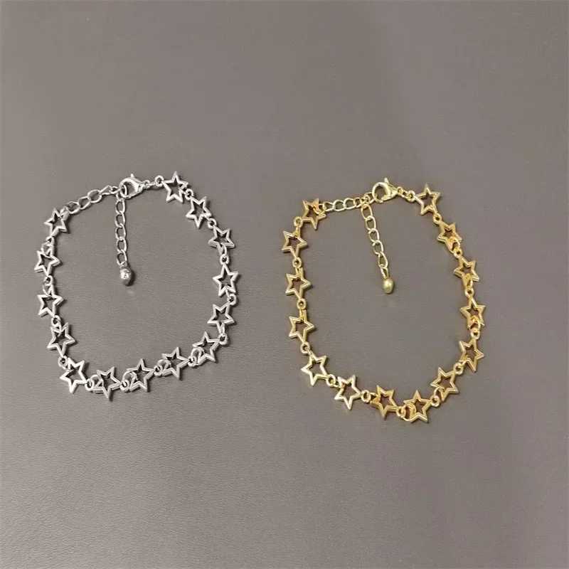 Stars charm bracelet Grunge Stars Link bracelet anime inspired bangles for women charm bracelet y2kXJ241214