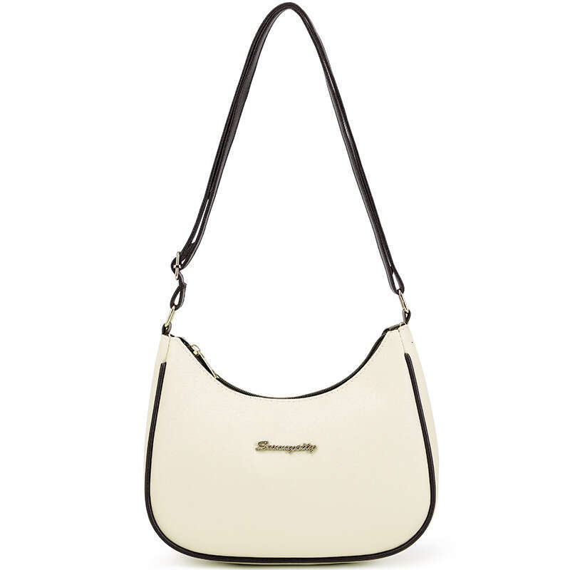 Color Blocked Underarm Ladies Handbag, High-End Crossbody Bag, Women's Korean Version Shoulder Bag