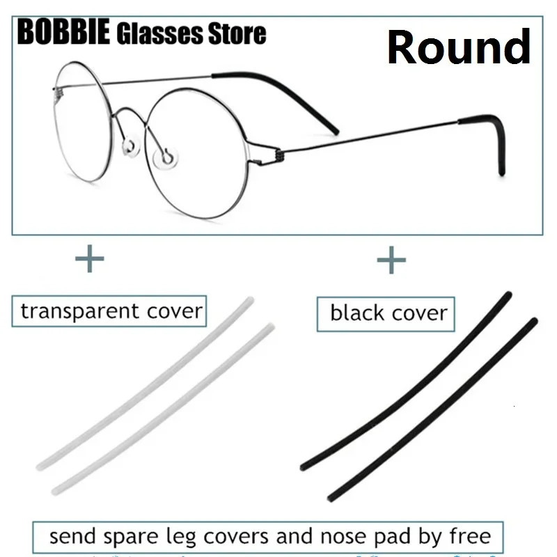 Glasses Frames Men Air Rim Screwless Eyewear Eyeglasses Women Morten Round Square Oval Denmark Korean n 241213