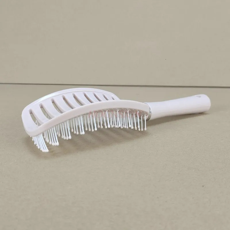 Ribs comb ladies special hair root fluffy hair styling high skull top artifact long hair curly hair massage big curved comb 241213