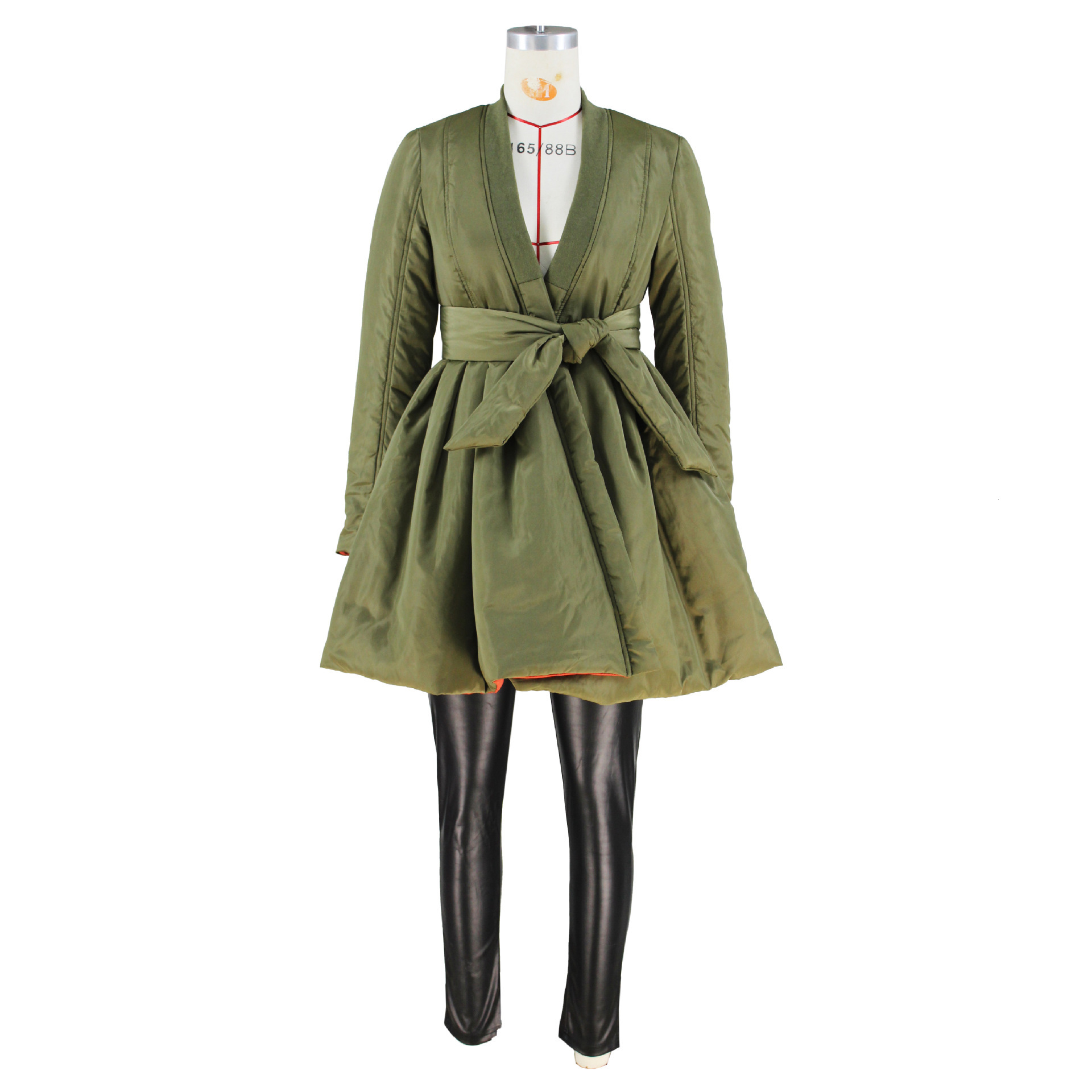 Bubble Puffer Ruffle Jackets Thick Warm Down Long Coats Women Y2k Clothes Streetwear Winter Sexy Elegant Jakcets