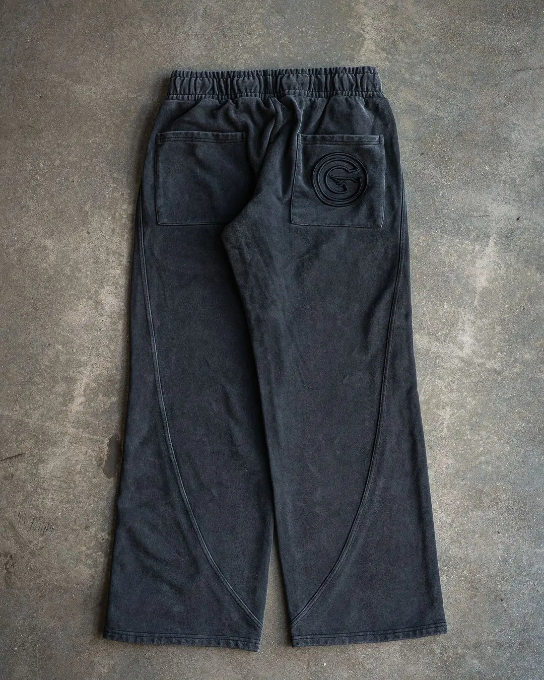 American High Street Streetwear Sweatpants Solid Color Striped Straight Loose Harajuku Same Style for Men and Women 241214