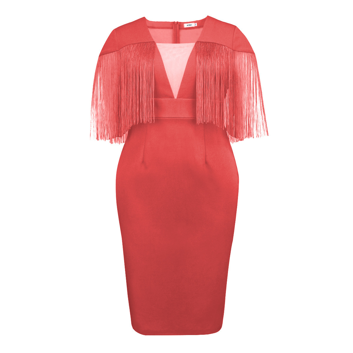 Bestselling Designer Tassel Dress Elegant Style Banquet High Waisted Dress Nightclub Wedding Party Sexy Tight Fitting Dress Plus Size
