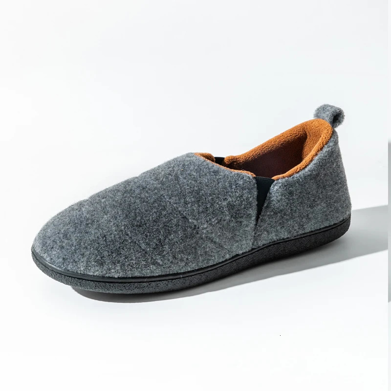 Shevalues Winter Men Warm Slides Fur Memory Foam Slippers Comfort Soft Sole Indoor Shoes High Quality Male 241214