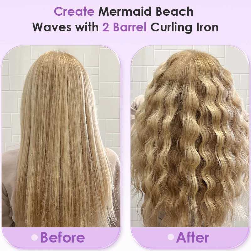 NOVUS 36MM deep wave curler ceramic 4 temperature adjustable fast heating with negative ion anti scaling Chicken rolls curler W241214