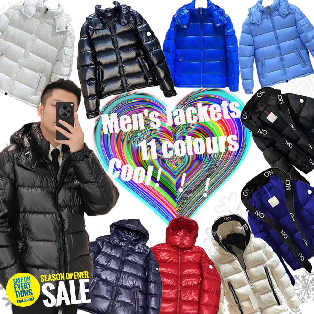 jacket designer mens jackets winter zipper coat black warm womens couple popular fashions coat white bakery clothes