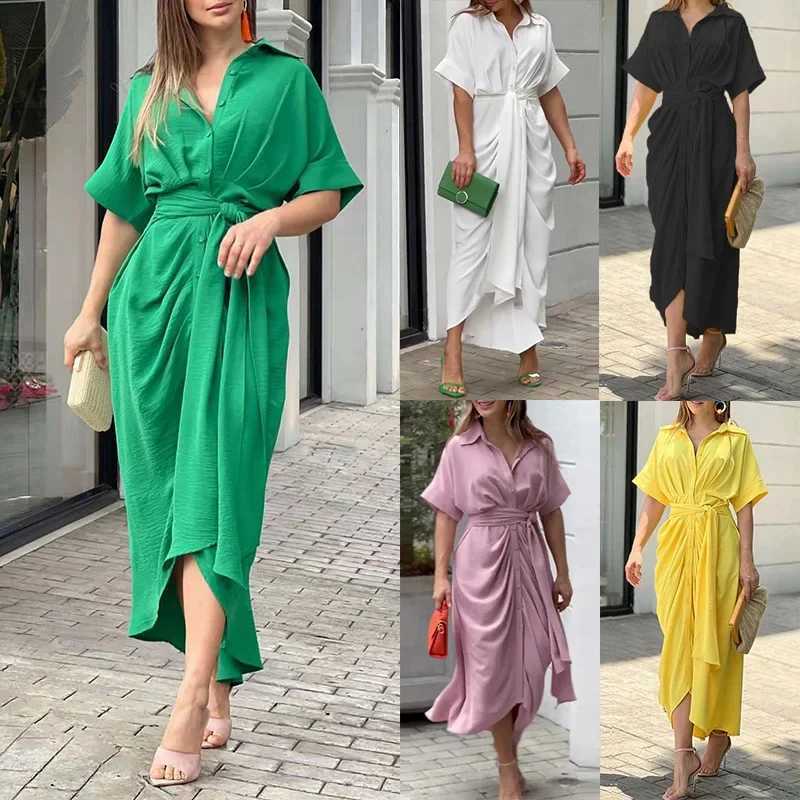 Materni Women Dress Elegant Pregnant Womens V-Neck Solid Ladies Vestidos Casual Pregnancy Clothes Long Dress AutumnXJ241213