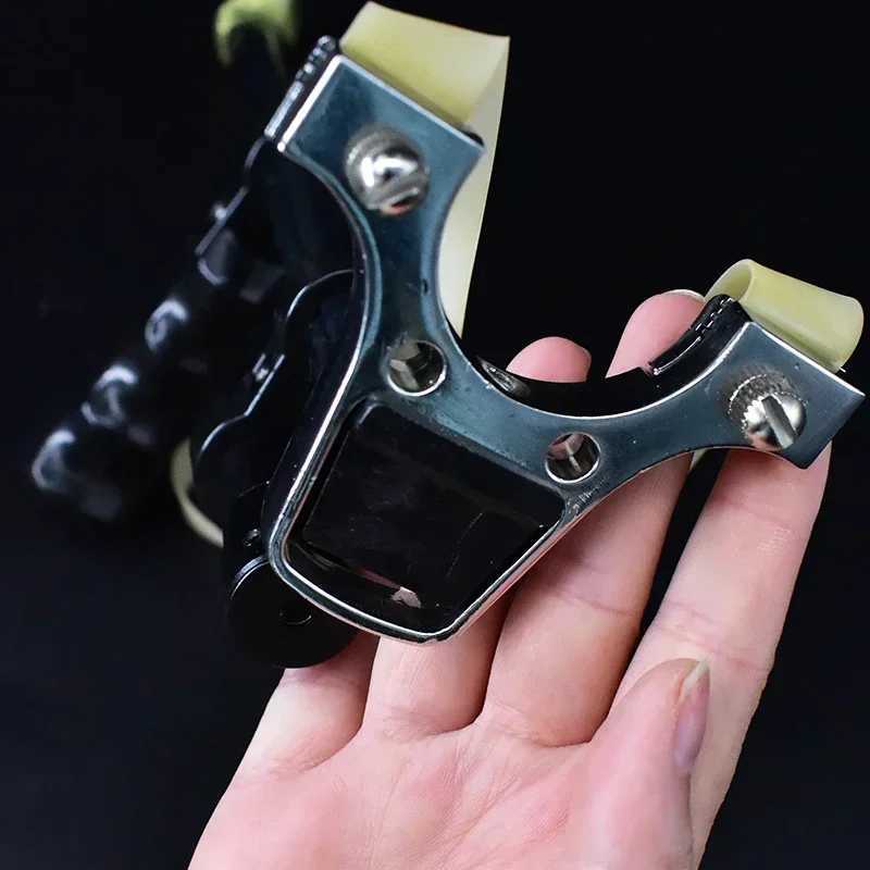 New Arrival Classic mini slingshot portable and retractable slingshot field hunting equipment upgraded version of powerful slingshot Z241214