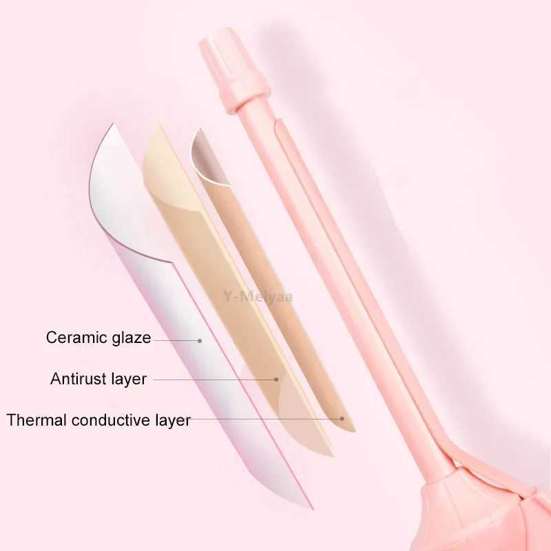 Durable wool curling iron ABS curling iron 9mm or 13mm suitable for womens ceramic heating plates W241214