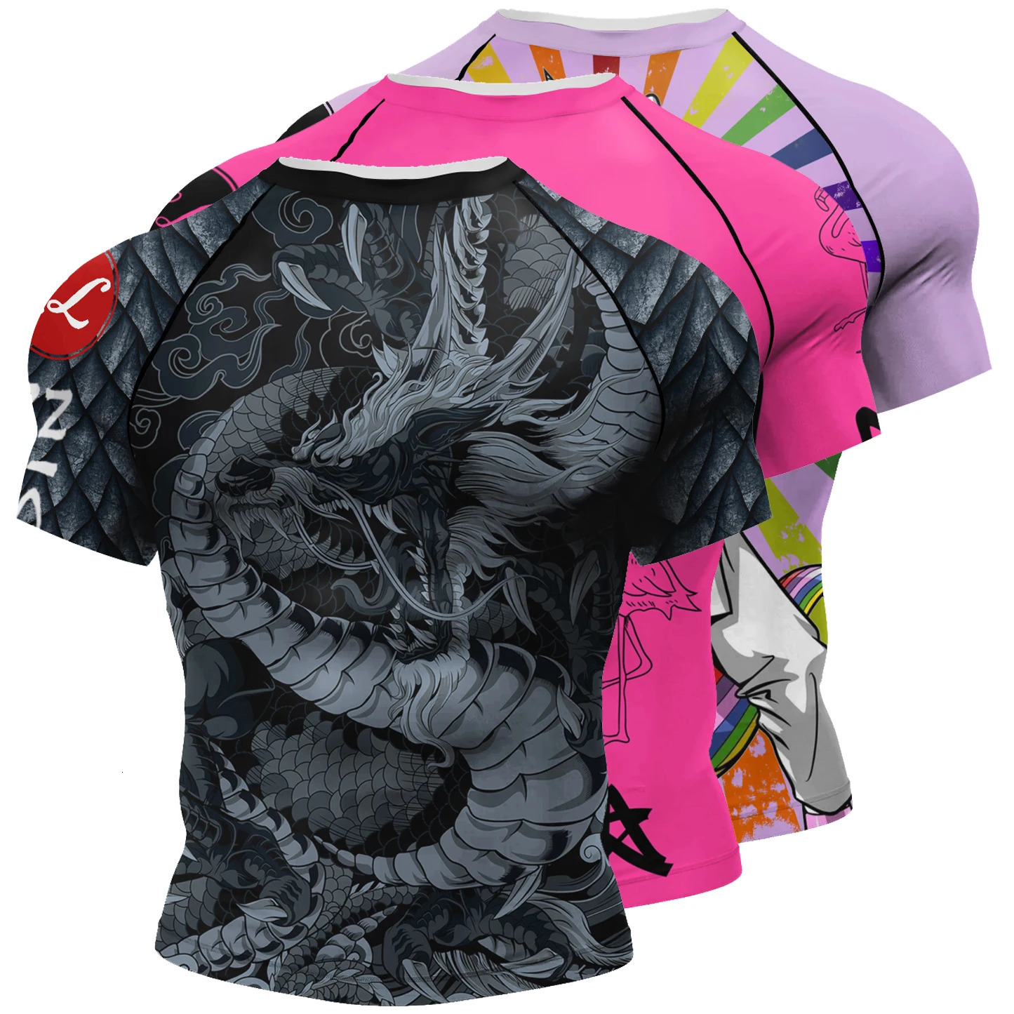 CODY LUNDIN Men Sports Grappling T-shirt Men Sublimation BJJ Rash Guard Compression No Gi Jiu Jitsu Rashguard for MMA Clothes 241213