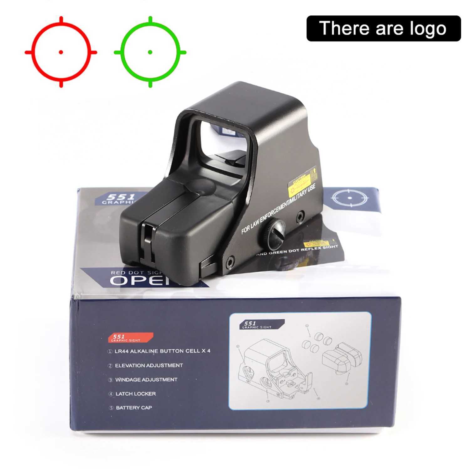 551 552 553 558 red green dot holographic sight hunting red dot rx sight with 20mm mountXJ241214