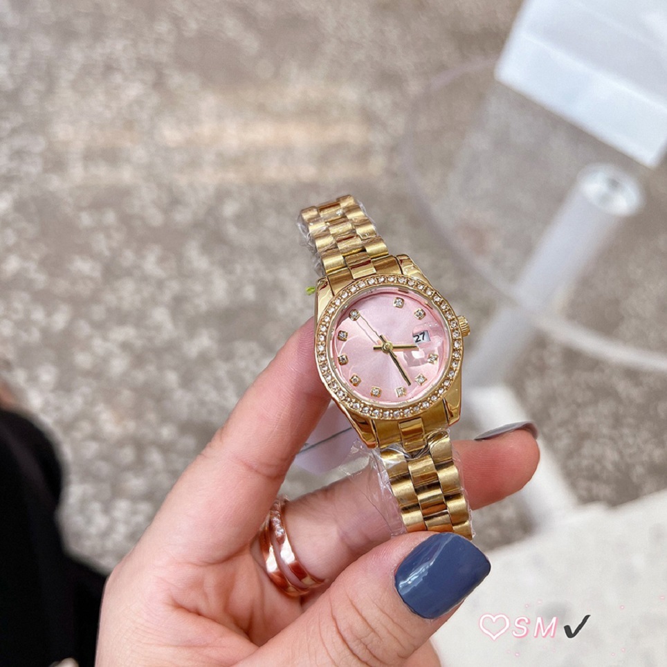 High quality womens watch designer watch 28 mm date women diamond designer gold watch Christmas Mothers Day watches montre de luxe R11