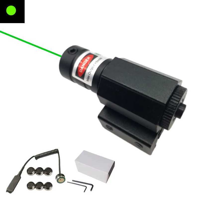 Laser Sight Red Green External Metal Laser Sight Gun Accories Suspended Laser Pointer Adjustab Universal SlotXJ241214
