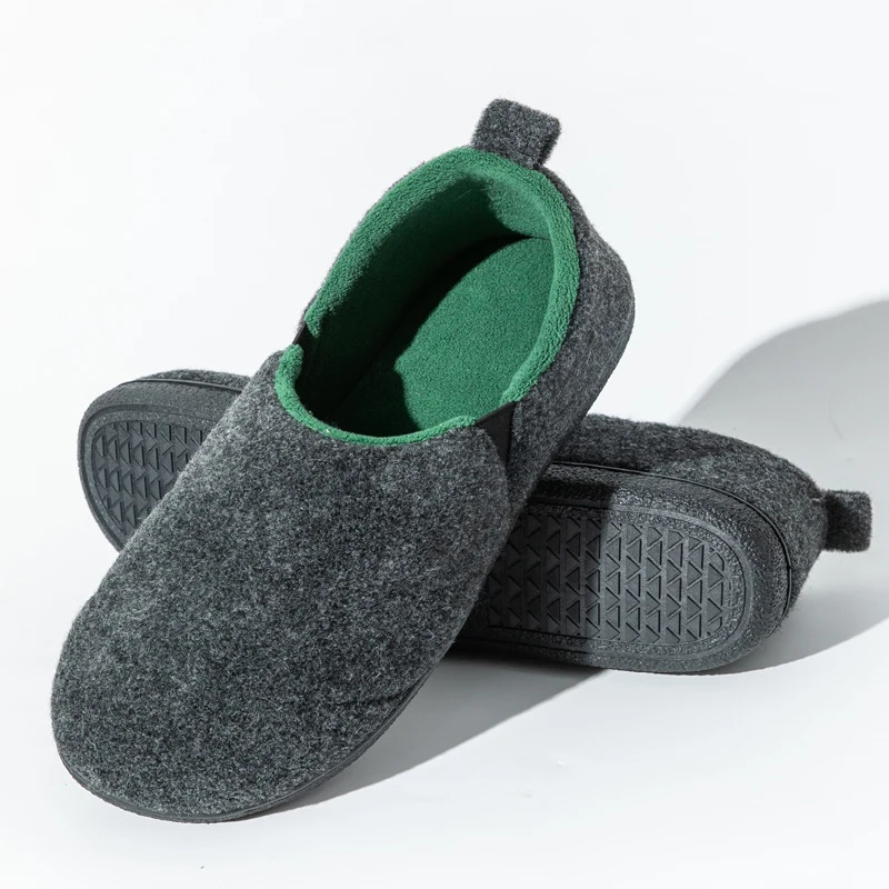 Shevalues Winter Fuzzy Men Shoes Fashion Warm Fur Slippers Outdoor Antiskid Cotton High Quality House 241214
