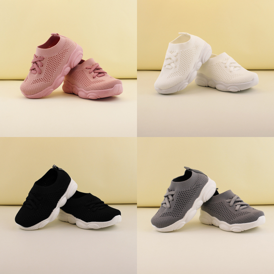 Kids Running Sneakers Boys Girls Knitted Anti-Slip Walking Athletic Littlesprouts Toddler Soft Soled Girls Shoes Size 22 - 33