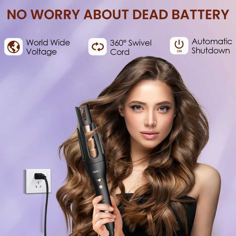 NOVUS automatic curling iron ceramic 32 Mm large roll negative ion rapid heating 30 minutes automatic shutdown hair styling device W241214