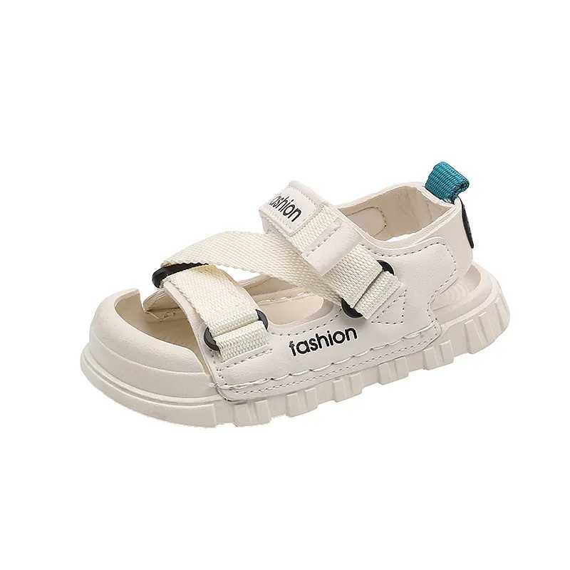 Sandals Summer Boys Sandals Breathable Canvas Outdoor Sandals Nylon Strap Decos Baby Boy Casual Shoes Child Students Beach Shoes H04172 H241213