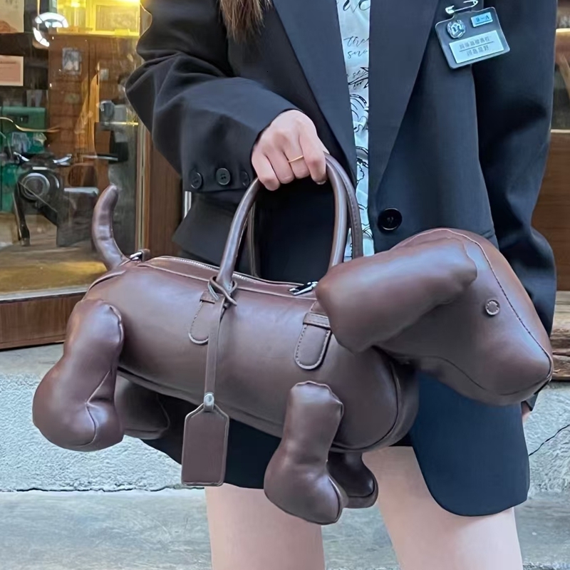 Stylish Casual Women's Personality 3D Stereo Puppy Single Shoulder Crossbody Fashion Shopping Bag