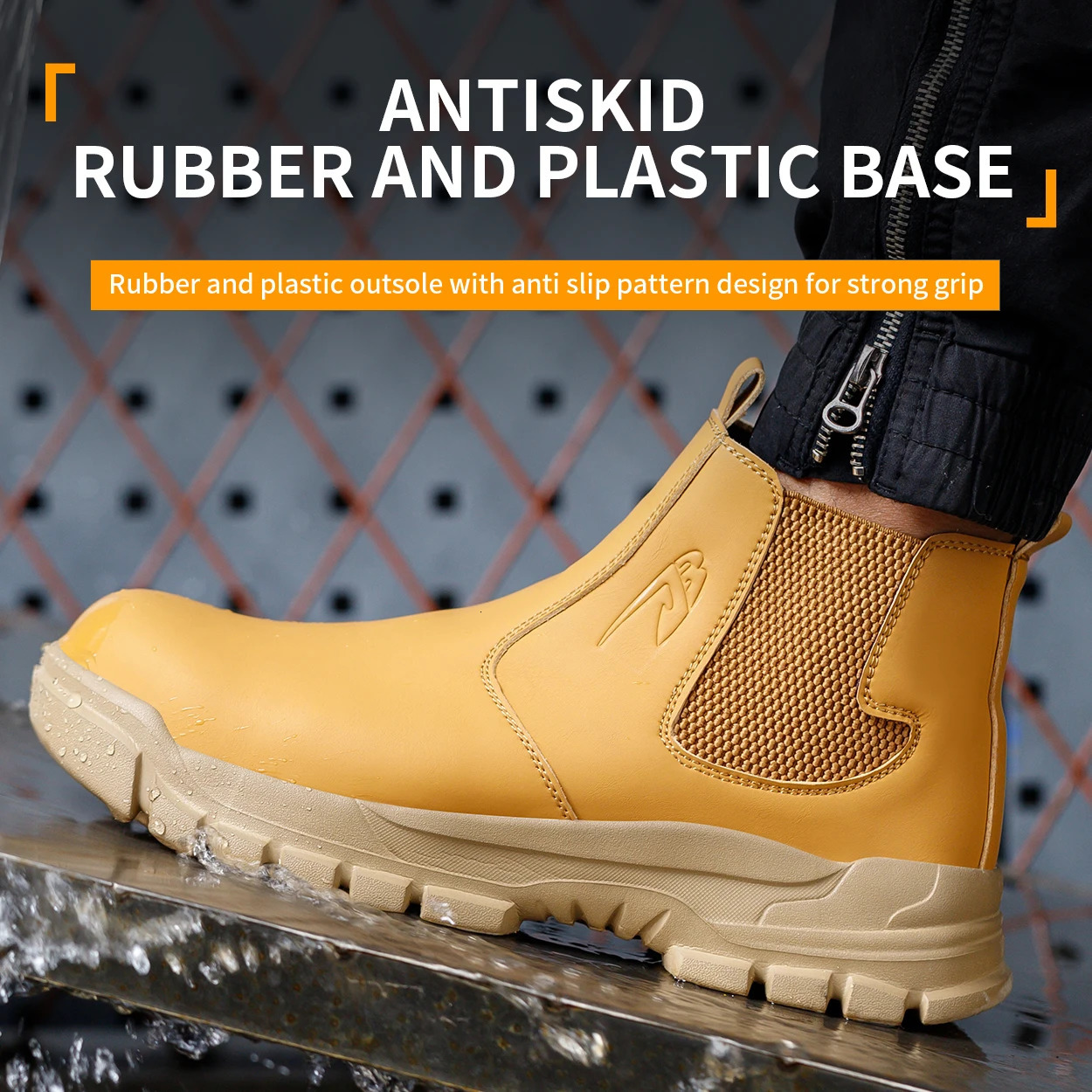 Waterproof Mens Safety Work Boots Steel Toe Shoes Anti Impact And Anti-Puncture Outdoor Adventure Hiking 241213