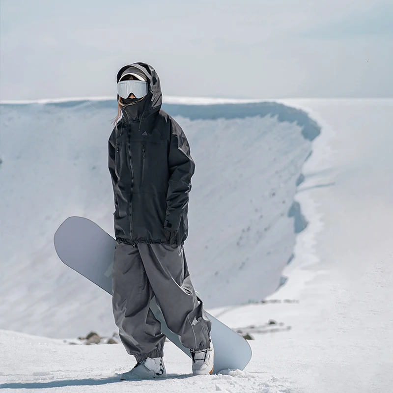 Ski pants are waterproof wear-resistant and windproof Single board skiing for men and women 241213