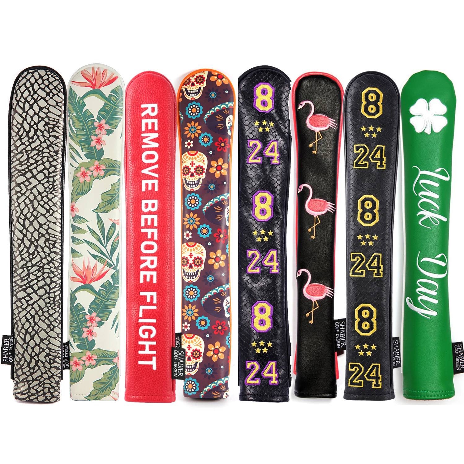 Golf Alignment Stick Cover PU Leather Hold 2 Sticks Headcover Golfer Men 241213