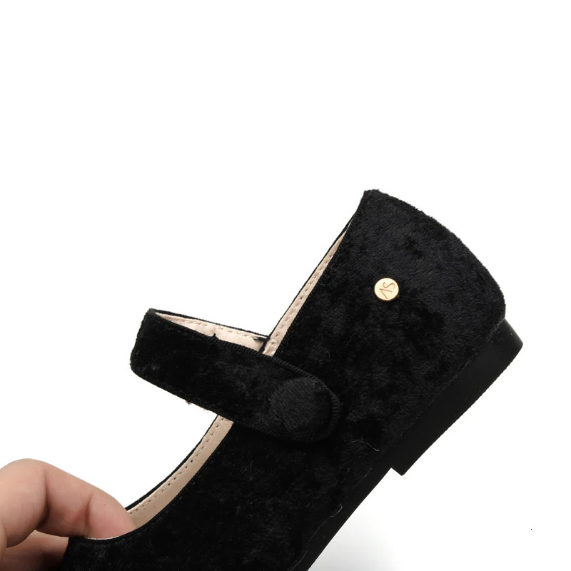 AS 2024 Kids Shoes Children Princess Shoes Baby Girls Dress Shoes Toddler Ballet Flats First Walker Fashion Shoes Mary Jane 241213