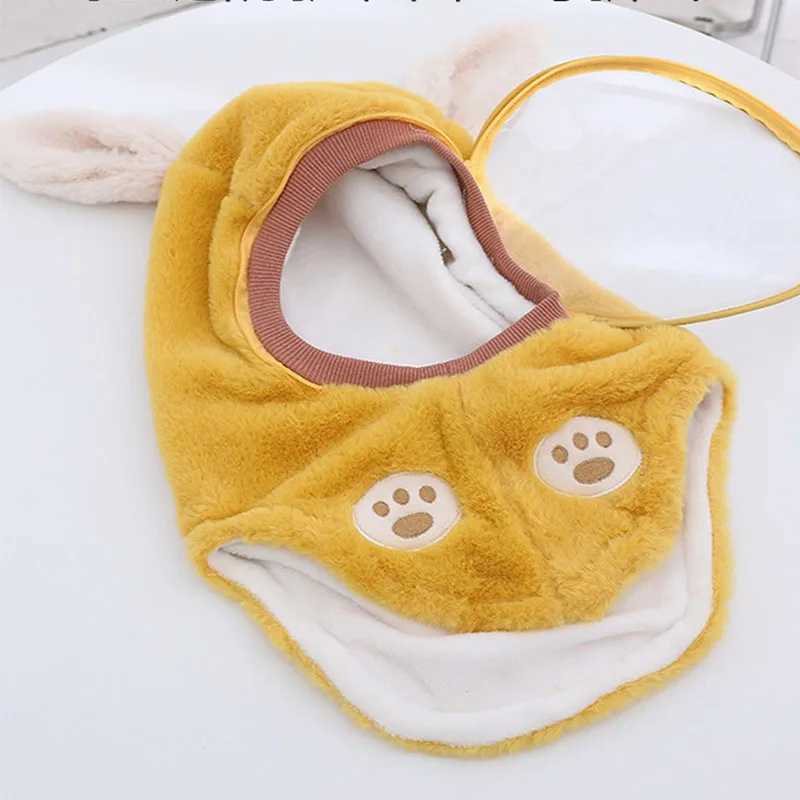 Childrens hat autumn windproof hat+childrens ear protection hat for girls and boys windproof thick and warm baby scarf W241213