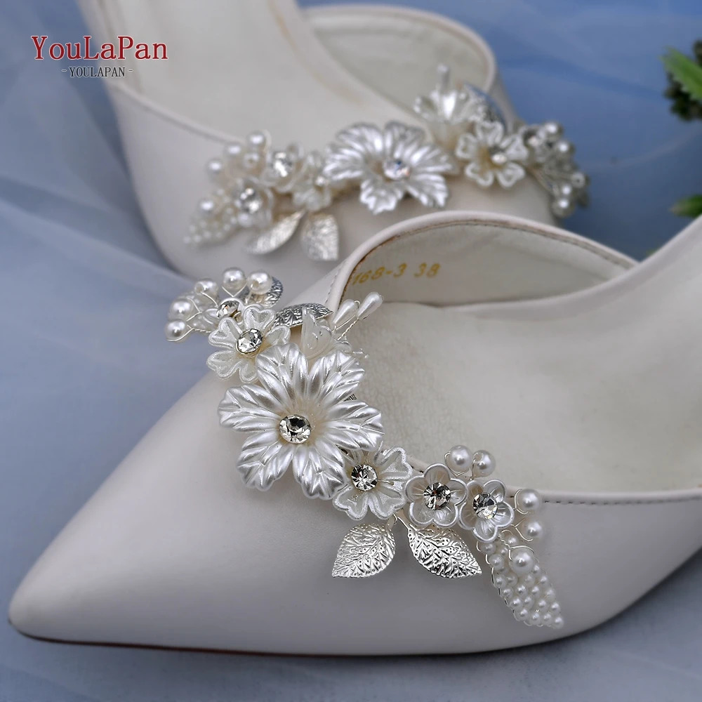 YouLaPan Wedding Water Diamond Shoe Buckle Various Handmade Crystal High Heels Shoe Clips Womens Banquet Shoe Accessories 241213