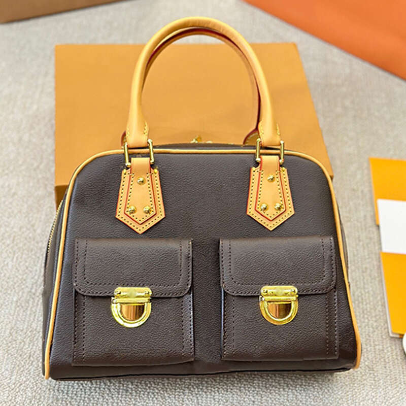 Women's Designer Handbags Crossbody Bags Vintage Manhattan Leather Small Totes Bag