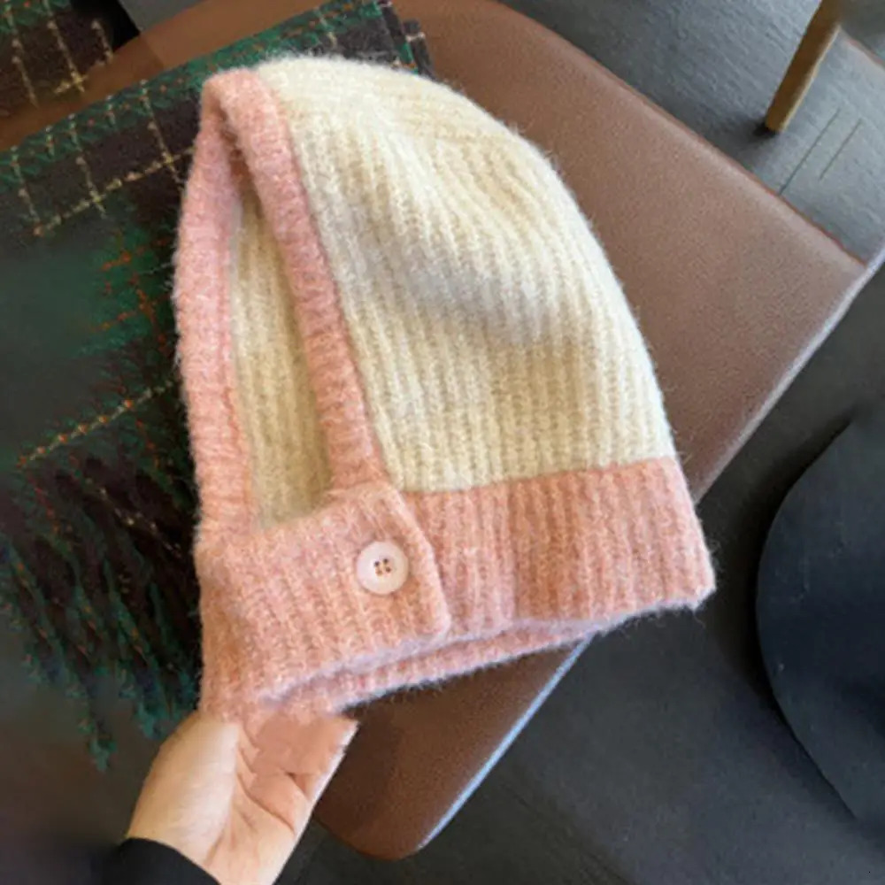 Winter Skulls Beanies Hat Womens Warm and Windproof Hat Womens Balaclava Mask Gorras Hat Knitted Hat Womens Ski Beanie Hat 241205