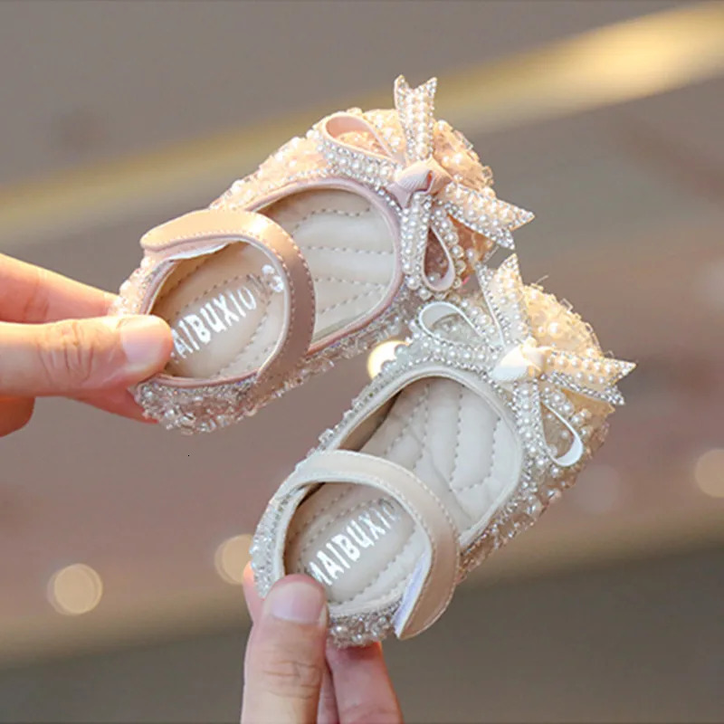 Spring Autumn Fashion Girl Princess Baby Toddler Shoes Soft-soled Childrens Flats Leather Shoes Baby Mary Janes Shoes 241213