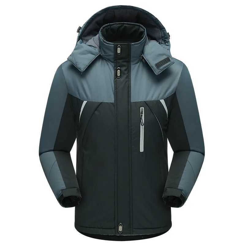 Winter mens casual cotton jacket popular trend loose size jacket mens warm cotton jacket thick assault jacket W241213