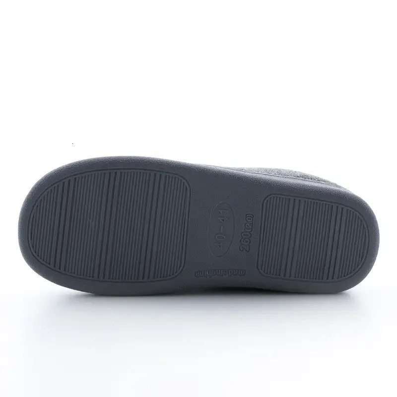 Winter Household Cotton Slippers Men Indoor Warm Plush Footwear NonSlip Platform Couple Women Allin Package Shoes 241214