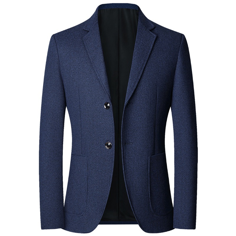 L1214Spring and autumn new middle-aged men's suits casual dad wear single suit jacket