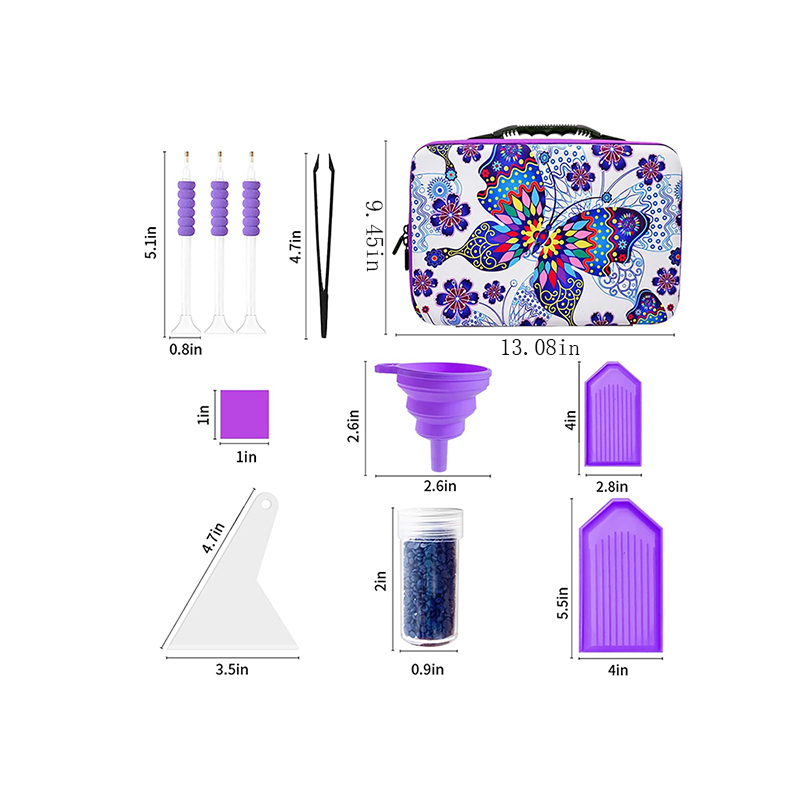 Custom 5D DIY Diamond Painting Tool Dot Drill Pen Viscose Accessories Waterproof Storage Bag Wall Decoration Still Life Subjects