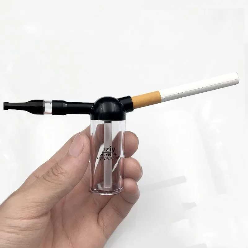 New mini pipe smoking accessories portable water filter glass hookah tube hookah bowl hookah W241214