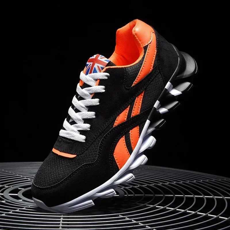 Brand Trend Size 46 47 48 Mens Wear-resistant Cushioning Thick-soled Fitness Sneakers Outdoor Breathable Running Shoes for Men Y250224