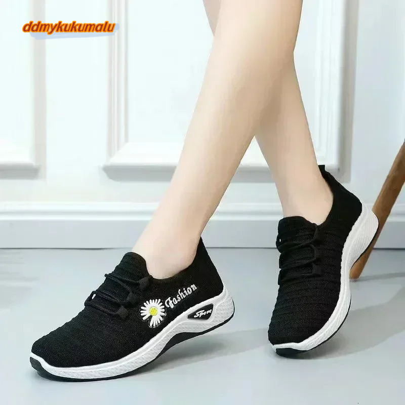 Women's summer white female students' Korean version running shoes,sports shoes,trendy casual shoes, women's shoes #9 ddmykukumalu