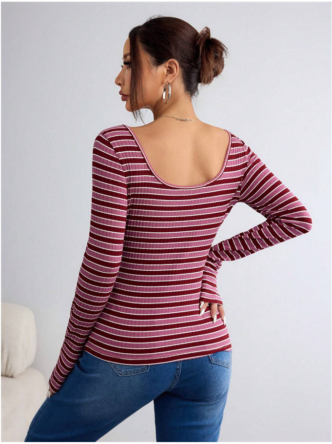 Bestselling New Women's Designer Top Sexy Spicy Girl Slim Fit Exposed Navel Long Sleeved Outdoor Casual T-shirt