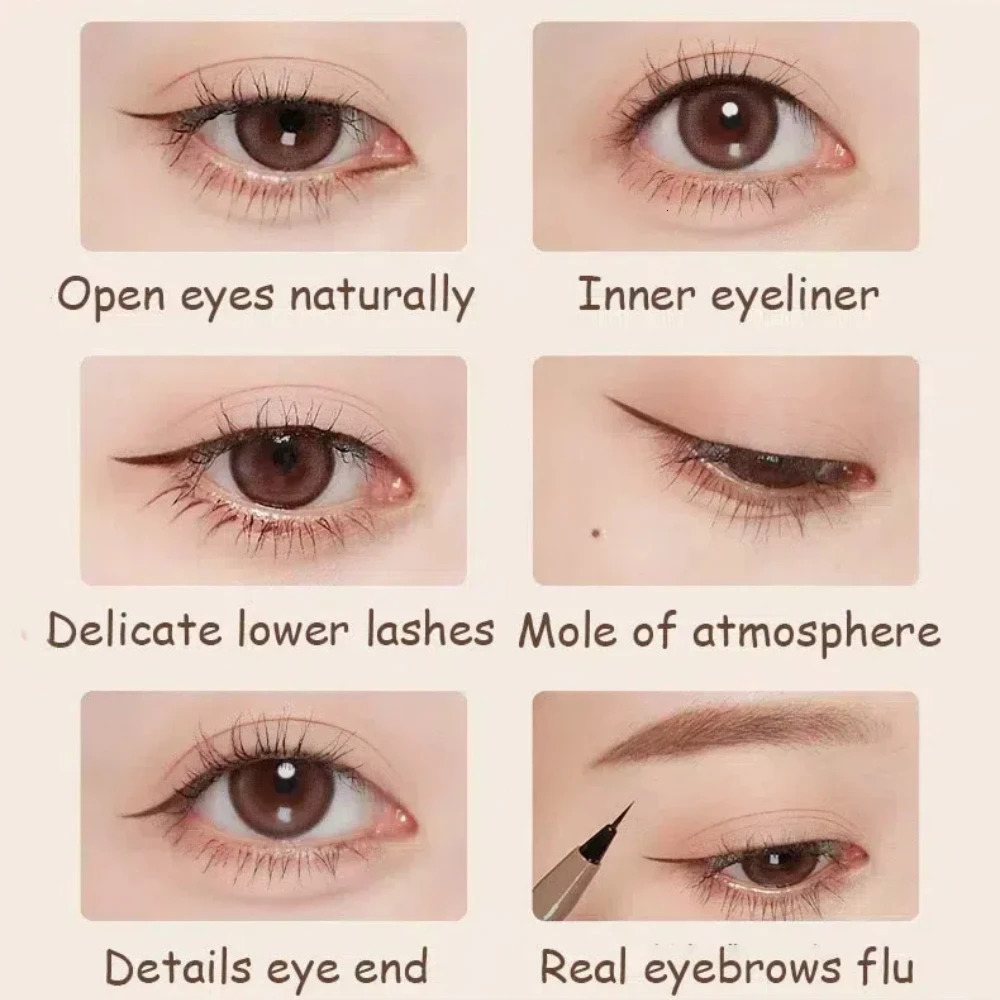 Judydoll Black Liquid eyeliner Ultra fine Waterproof Fast Drying Lasting Eye Makeup Smooth eyeliner Makeup 241206